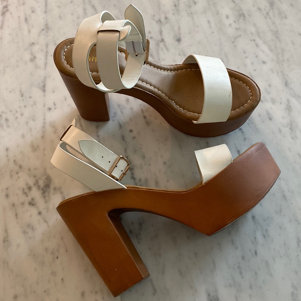 Bamboo Platform Sandal